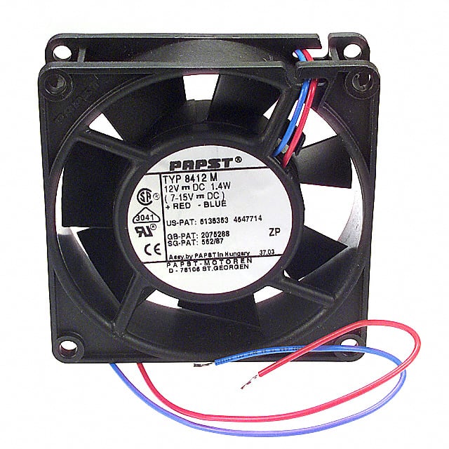 8412M FAN AXIAL 80X25MM 12VDC WIRE