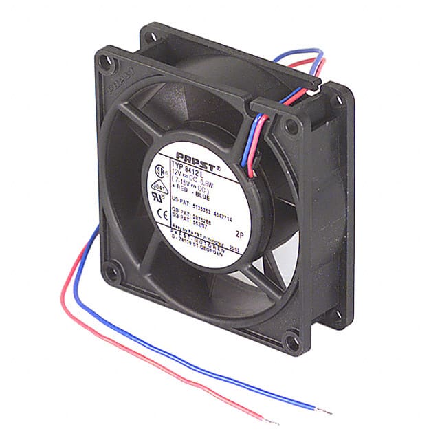 8412L FAN AXIAL 80X25MM 12VDC WIRE