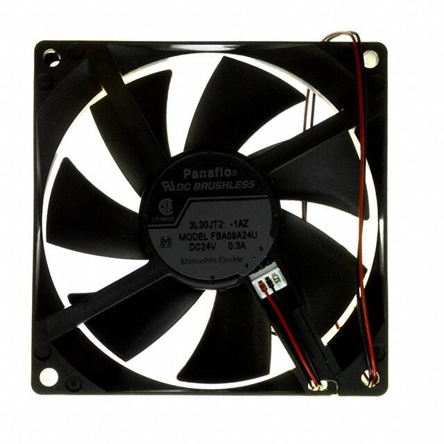 FBA09A24U1AZ FAN AXIAL 92X25.5MM 24VDC WIRE