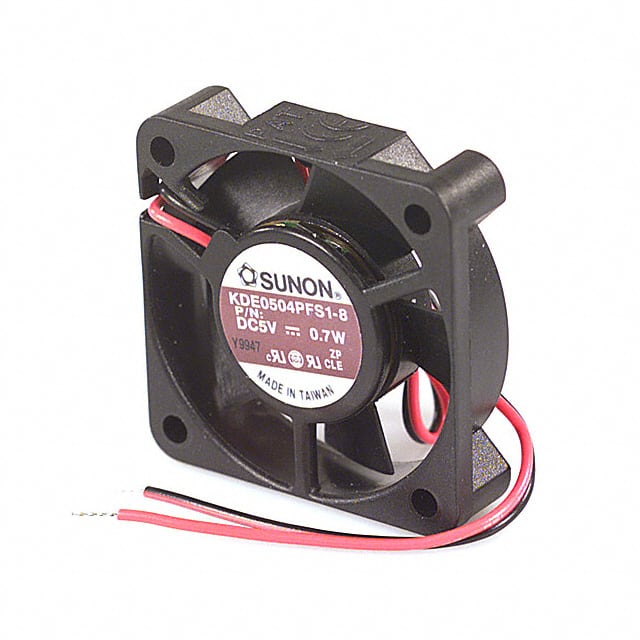 KDE0504PFS1-8 FAN AXIAL 40X10.5MM 5VDC WIRE