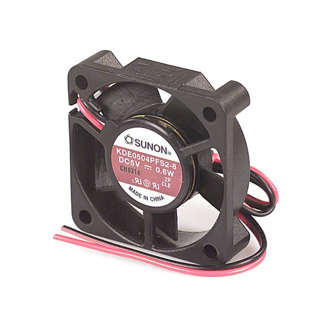 KDE0504PFS2-8 FAN AXIAL 40X10.5MM 5VDC WIRE