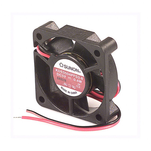 KDE0504PFS3-8 FAN AXIAL 40X10.5MM 5VDC WIRE