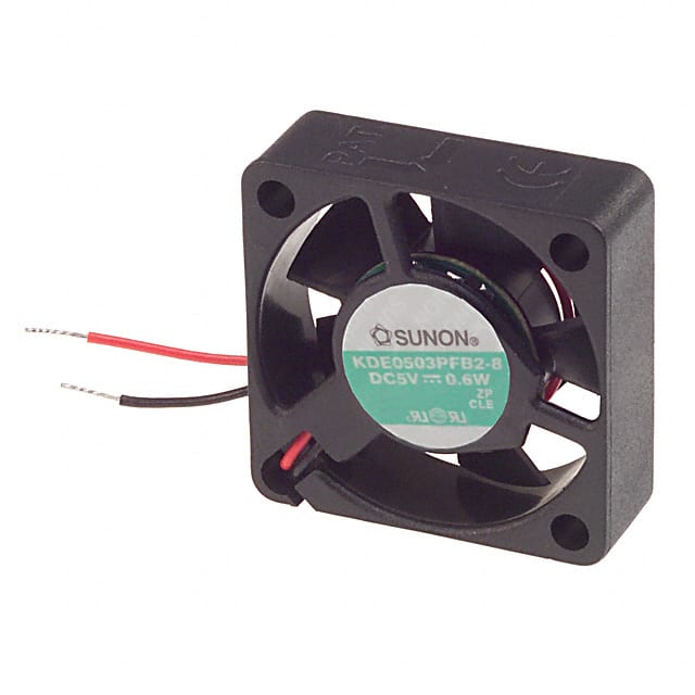 KDE0503PFB2-8 FAN AXIAL 30X10MM BALL 5VDC WIRE