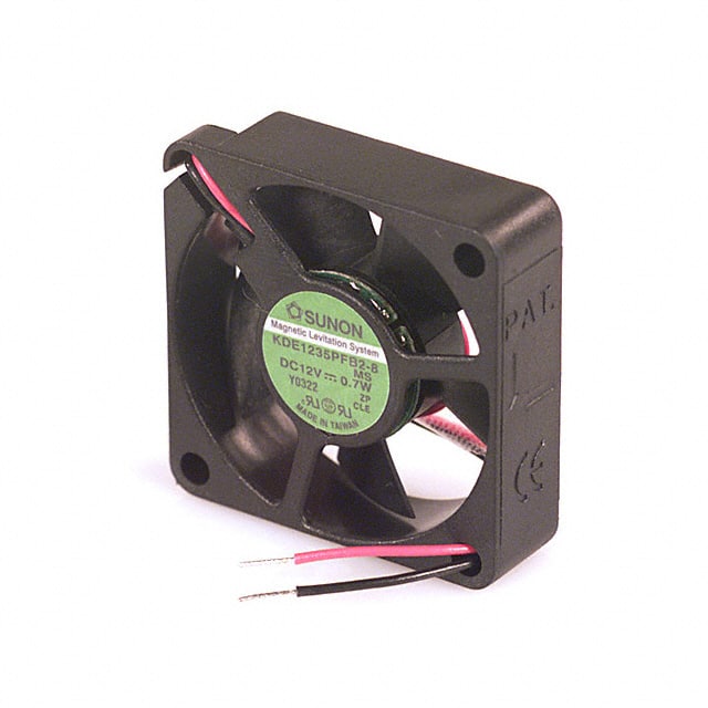 KDE1235PFB2-8 MS FAN AXIAL 35X10MM 12VDC WIRE