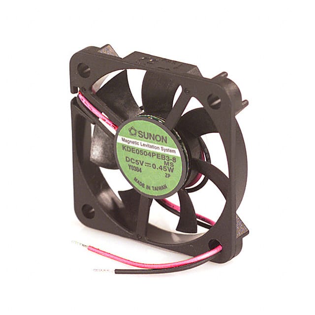 KDE0504PEB3-8 MS FAN AXIAL 40X6MM BALL 5VDC WIRE