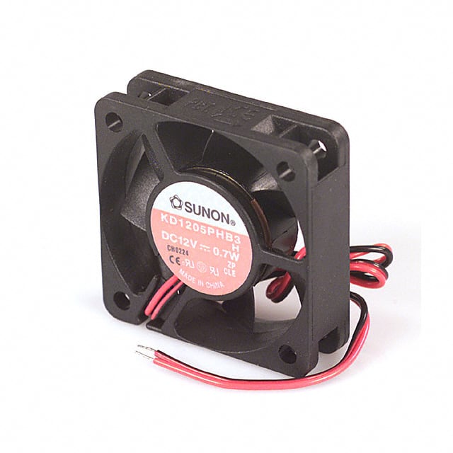 KD1205PHB3 H FAN AXIAL 50X15MM 12VDC WIRE