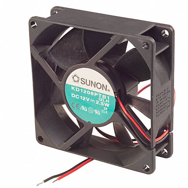 KD1208PTB1 (2) H FAN AXIAL 80X25MM 12VDC WIRE