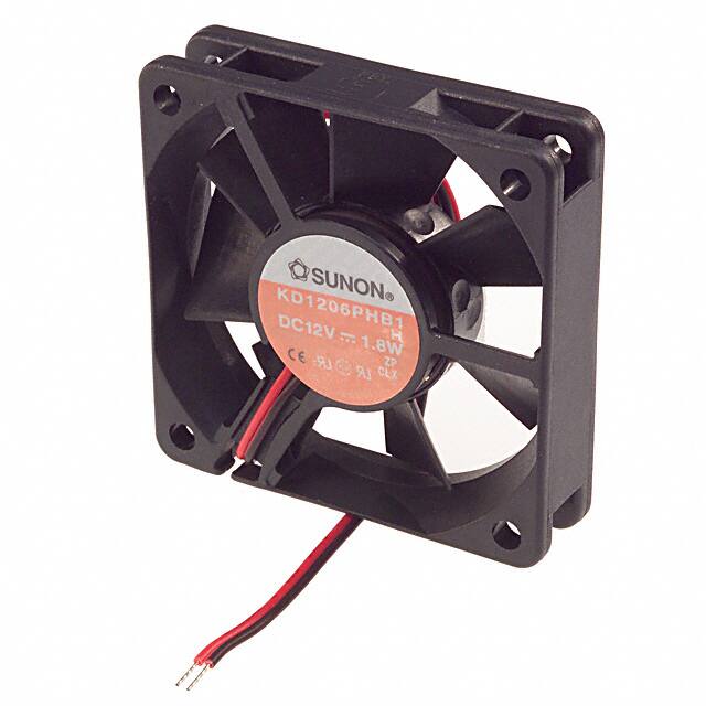KD1206PHB1 H FAN AXIAL 60X15MM 12VDC WIRE