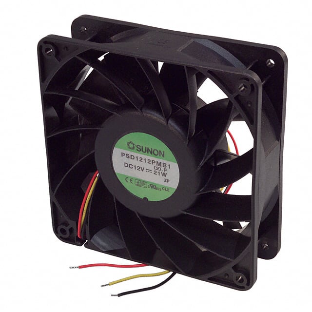 PSD1212PMB1 (2) F FAN AXIAL 120X38MM 12VDC WIRE