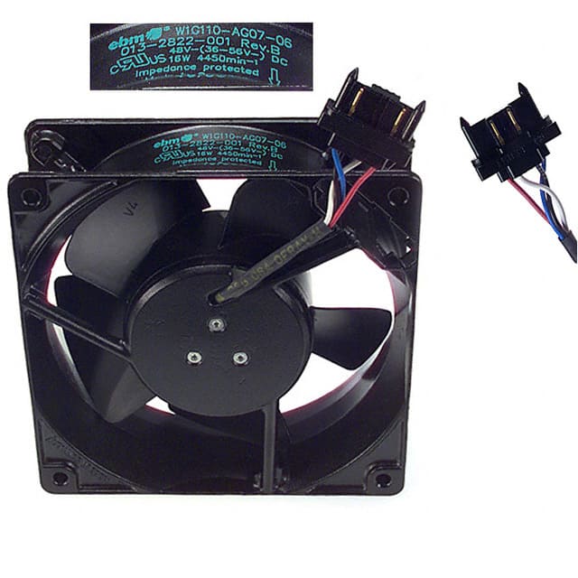W1G110-AG07-06 FAN AXIAL 119X38MM 48VDC WIRE