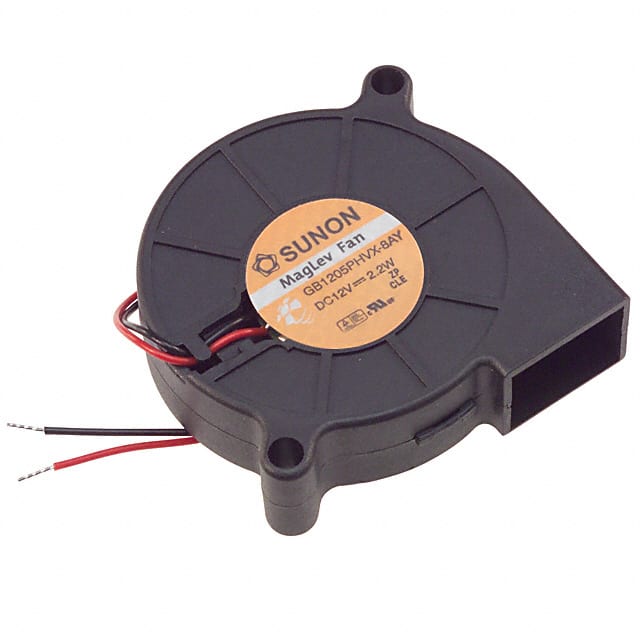 GB1205PHVX-8AY FAN BLOWER 51.6X15MM 12VDC WIRE