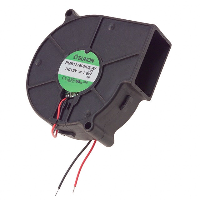 PMB1275PNB3-AY (2) FAN BLOWER 75.7X30MM 12VDC WIRE
