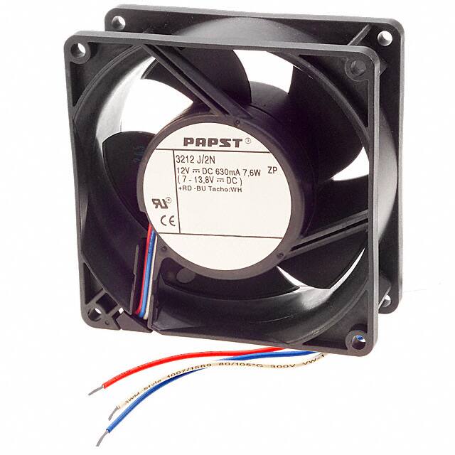 3212J/2N FAN AXIAL 92X38MM 12VDC WIRE