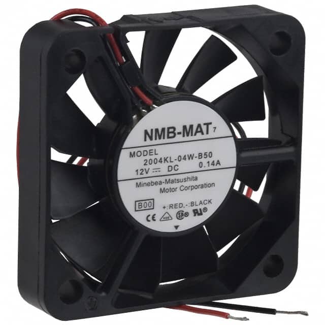 2004KL-04W-B50-B00 FAN AXIAL 50X10MM 12VDC WIRE