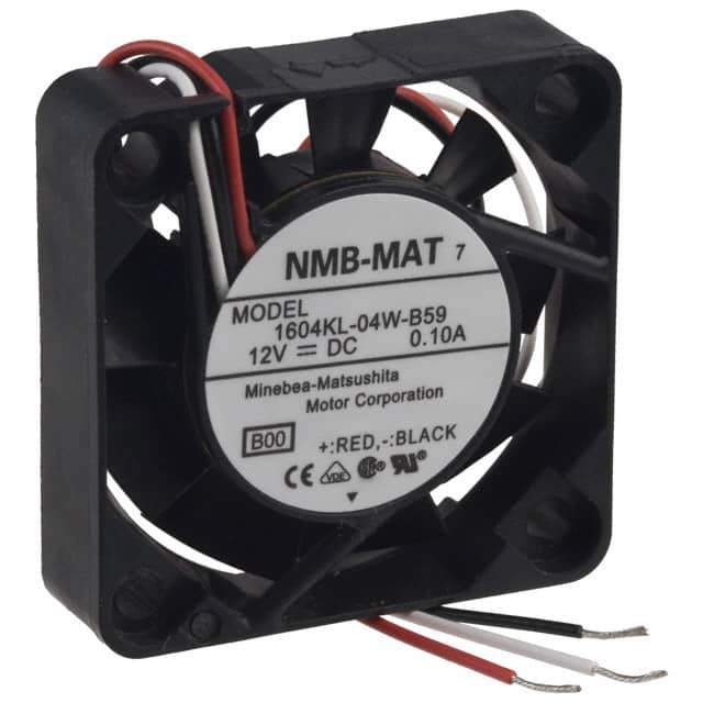 1604KL-04W-B59-B00 FAN AXIAL 40X10MM 12VDC WIRE