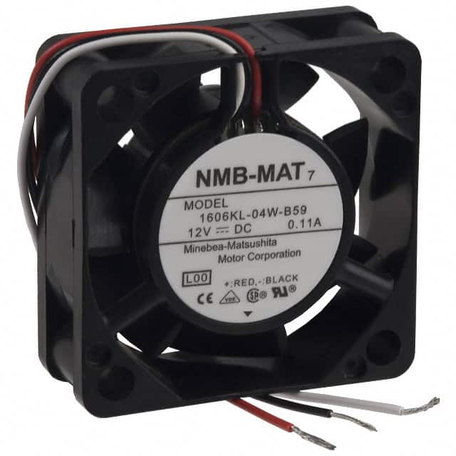 1606KL-04W-B59-L00 FAN AXIAL 40X15MM 12VDC WIRE