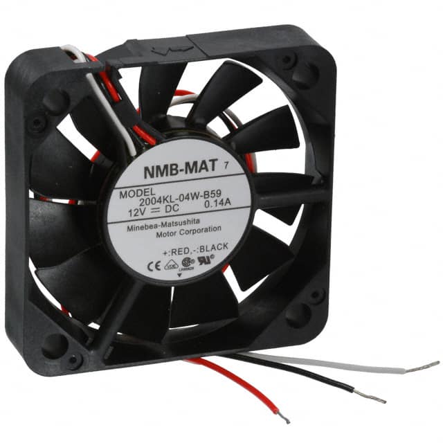 2004KL-04W-B59-B00 FAN AXIAL 50X10MM 12VDC WIRE