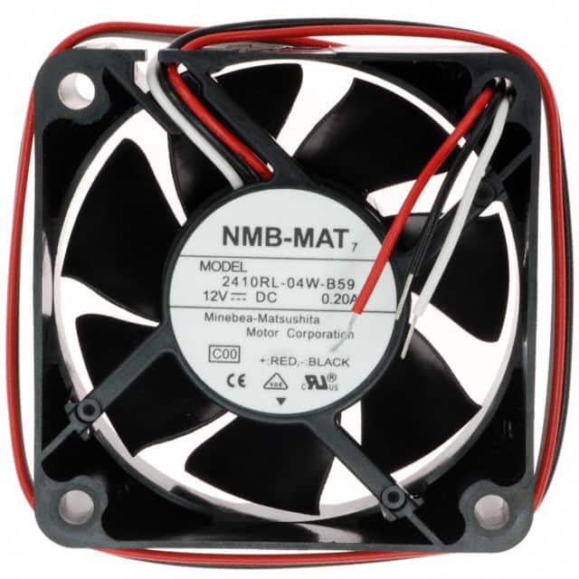 2410RL-04W-B59-C00 FAN AXIAL 60X25MM 12VDC WIRE