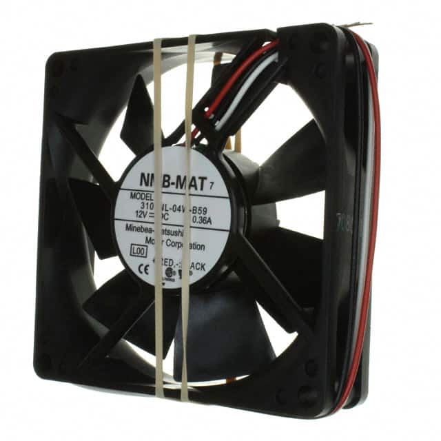 3108NL-04W-B59-L00 FAN AXIAL 80X20MM 12VDC WIRE