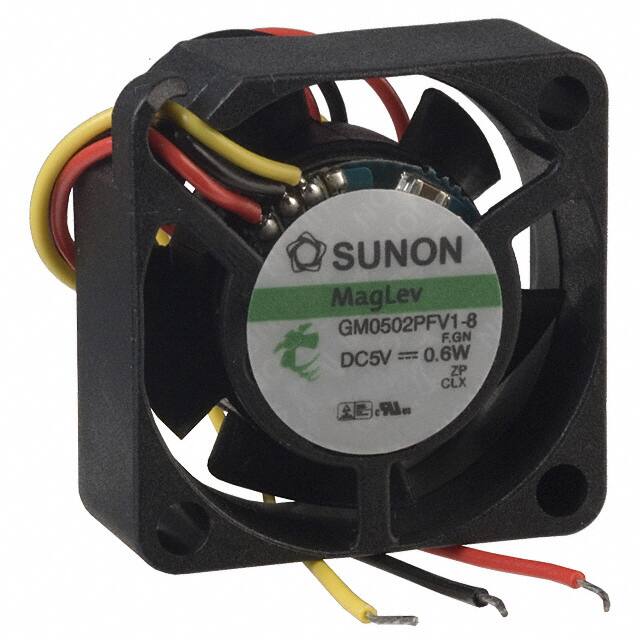 GM0502PFV1-8.F.GN FAN AXIAL 25X10MM VAPO 5VDC WIRE
