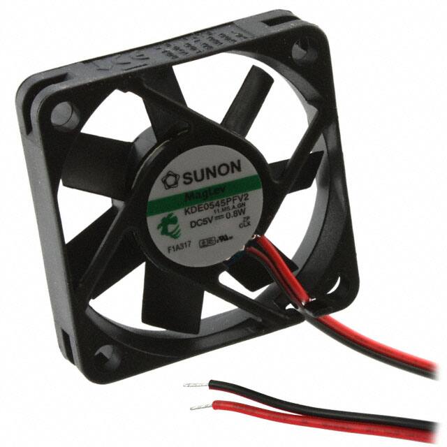 KDE0545PFV2.11.MS.A.GN FAN AXIAL 45X10MM VAPO 5VDC WIRE