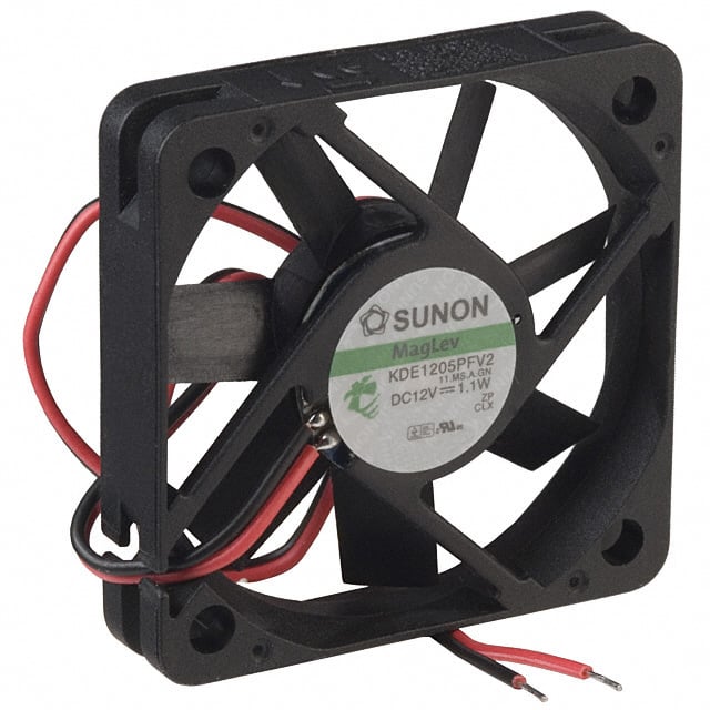 KDE1205PFV2 11.MS.A.GN FAN AXIAL 50X10MM 12VDC WIRE