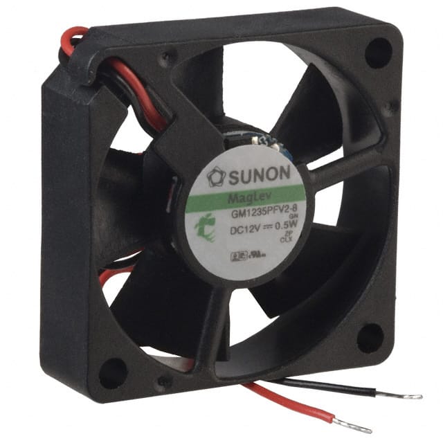 GM1235PFV2-8.GN FAN AXIAL 35X10MM 12VDC WIRE