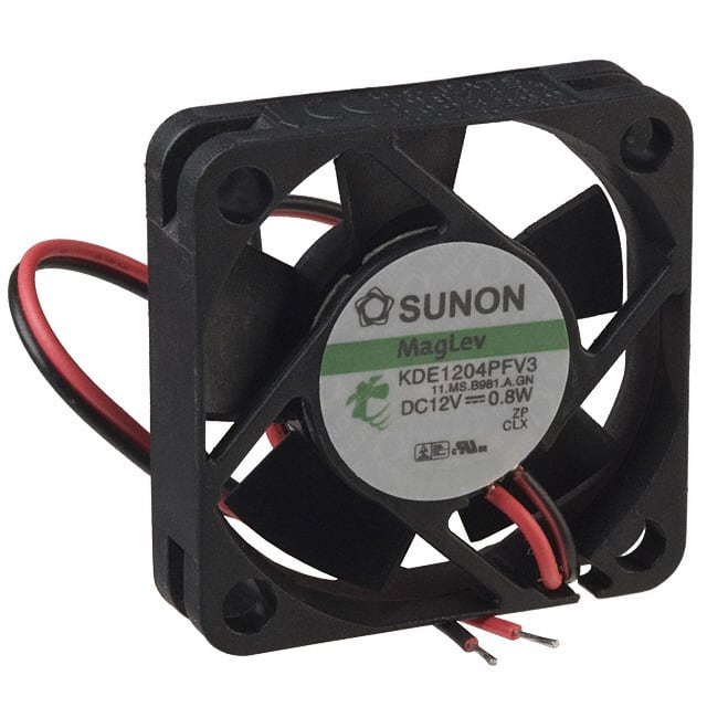 KDE1204PFV3 11.MS.B981.A.GN FAN AXIAL 40X10MM 12VDC WIRE