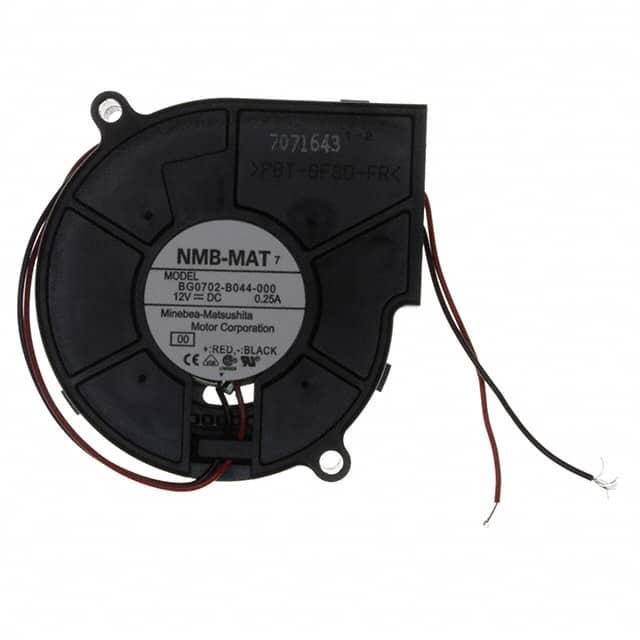 BG0702-B04-400-0 FAN BLOWER 75.7X25MM 12VDC WIRE