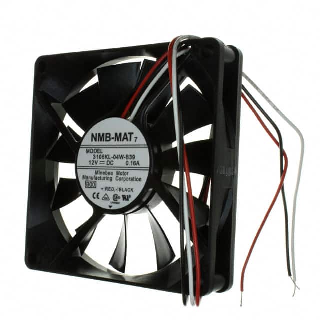 3106KL-04W-B39-B00 FAN AXIAL 80X15MM 12VDC WIRE