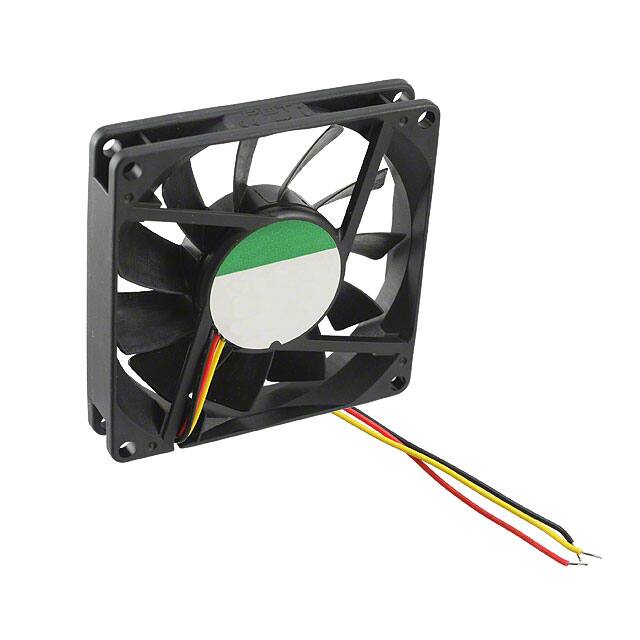 KD1208PHB1 13.(2).F.GN FAN AXIAL 80X15MM 12VDC WIRE