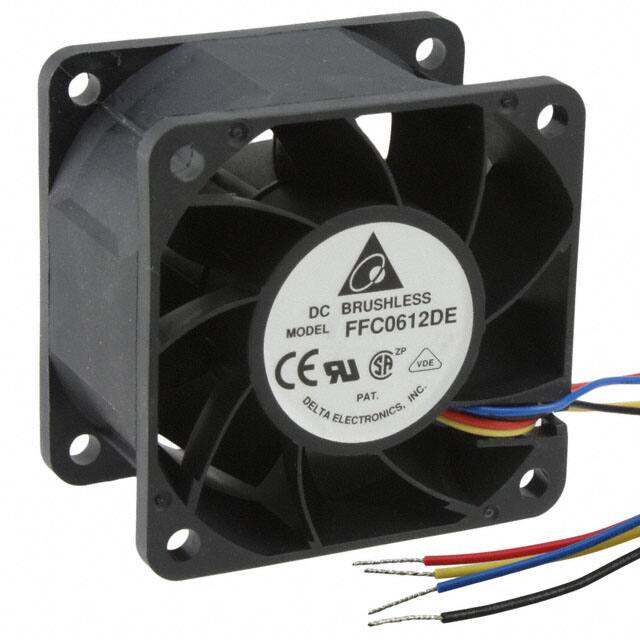 FFC0612DE-F00 FAN AXIAL 60X38MM 12VDC WIRE