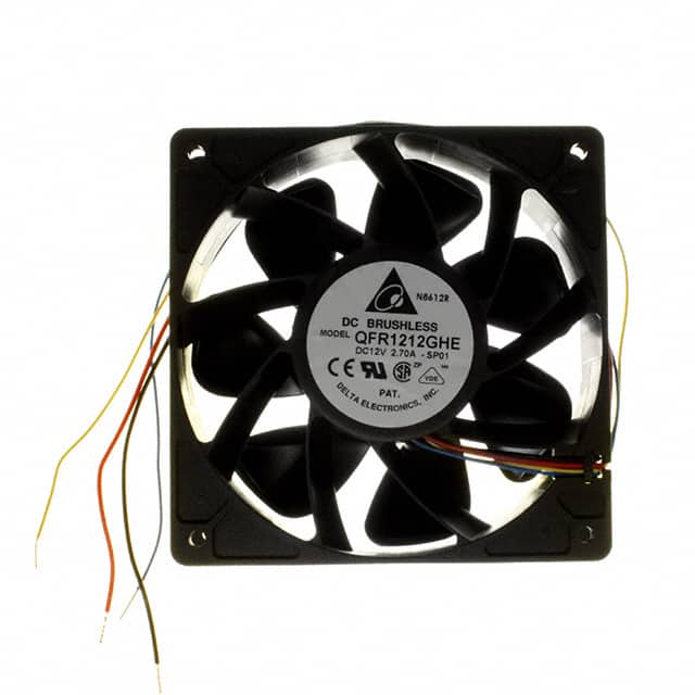 QFR1212GHE-SP01 FAN AXIAL 120X38MM 12VDC WIRE