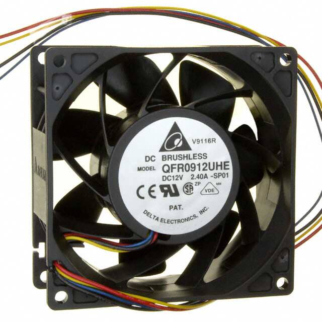 QFR0912UHE-SP01 FAN AXIAL 92X38MM 12VDC WIRE