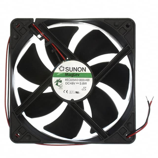 MEC0254V2-000U-A99 FAN AXIAL 120X25MM 48VDC WIRE