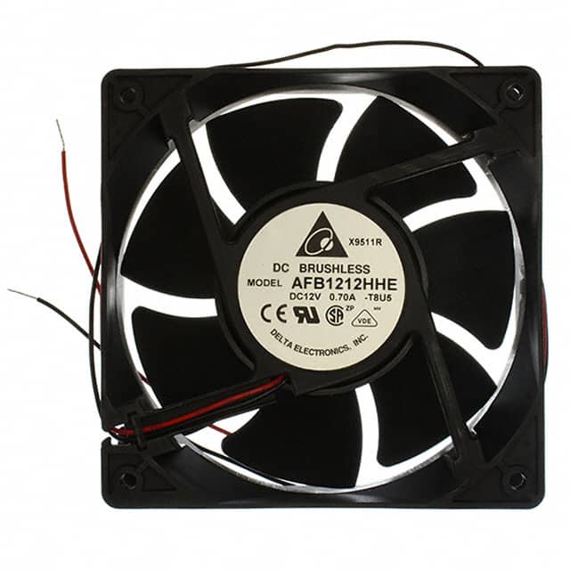 AFB1212HHE-T8U5 FAN AXIAL 120X38MM 12VDC WIRE