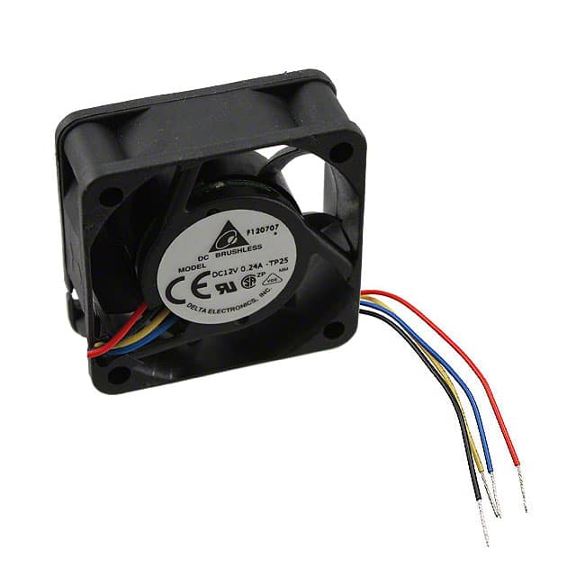 AFB0412VHB-TP25 FAN AXIAL 40X15MM 12VDC WIRE