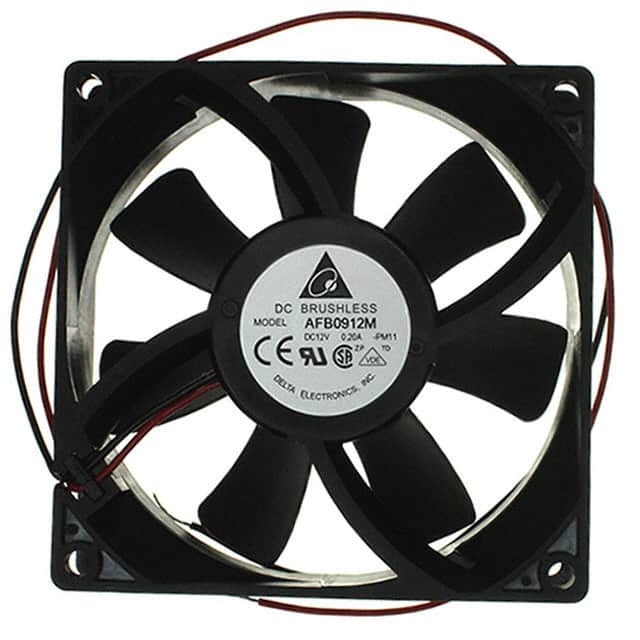 AFB0912M-PM11 FAN AXIAL 92X25.4MM 12VDC WIRE