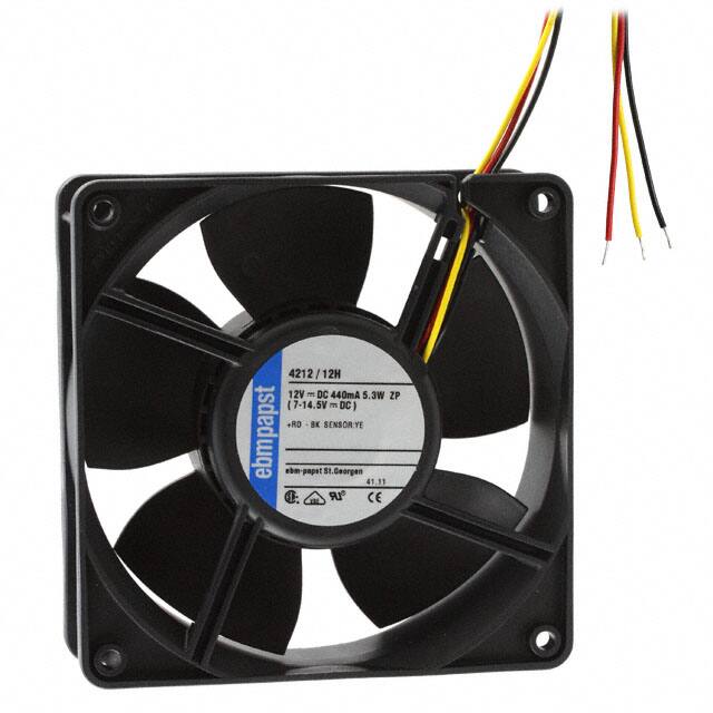 4212/12H FAN AXIAL 119X38MM 12VDC WIRE