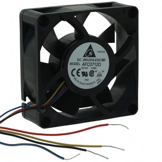 AFC0712D-9Z08 FAN AXIAL 70X25.4MM 12VDC WIRE