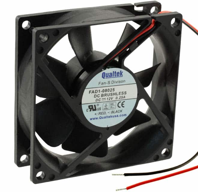 FAD1-08025DBJW12 FAN AXIAL 80X25MM 24VDC WIRE