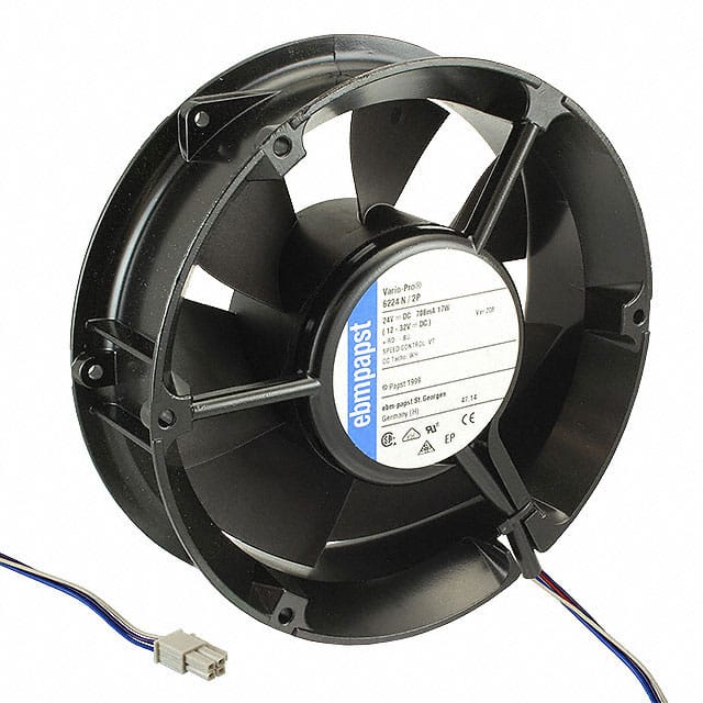 6224N/2P-208 FAN AXL 171.5X50.8MM 24VDC RECT