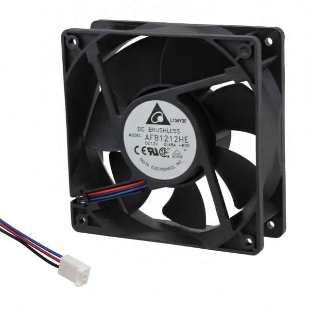 1-NPL/603-1328 FAN AXL 120X38MM 12VDC RECT CONN