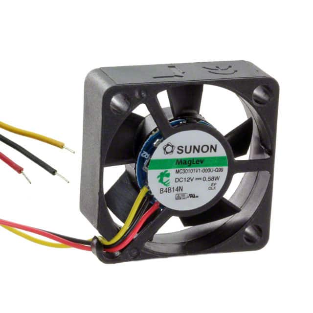MC30101V1-000U-G99 FAN AXIAL 30X10MM 12VDC WIRE