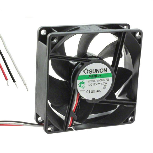 ME80251V1-000U-F99 FAN AXIAL 80X25MM 12VDC WIRE