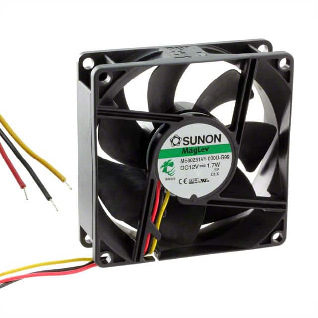 ME80251V1-000U-G99 FAN AXIAL 80X25MM 12VDC WIRE
