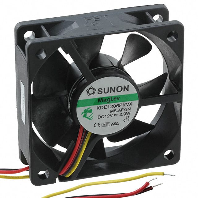 KDE1206PKVX MS.AF.GN FAN 60X60X20 12VDC VAPO TACH