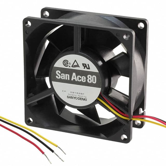 109P0812H2011 FAN AXIAL 80X32MM 12VDC WIRE