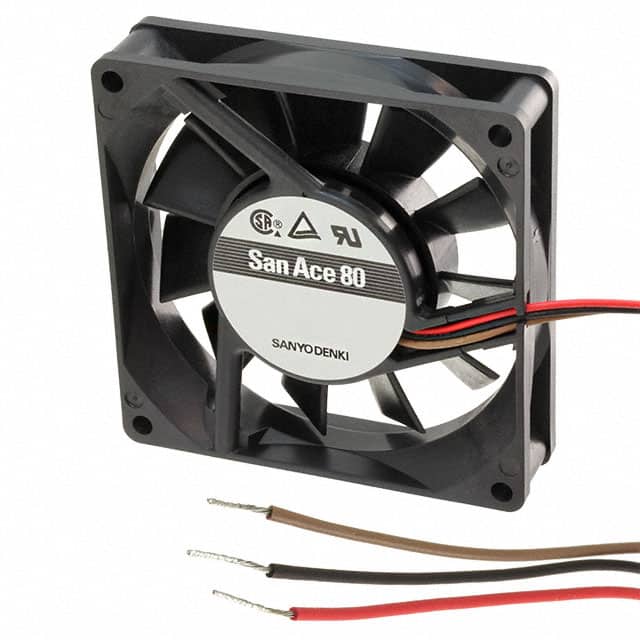 109P0812T6H12 FAN AXIAL 80X20MM 12VDC WIRE