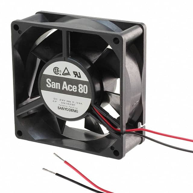 109P0824H202 FAN AXIAL 80X32MM 24VDC WIRE